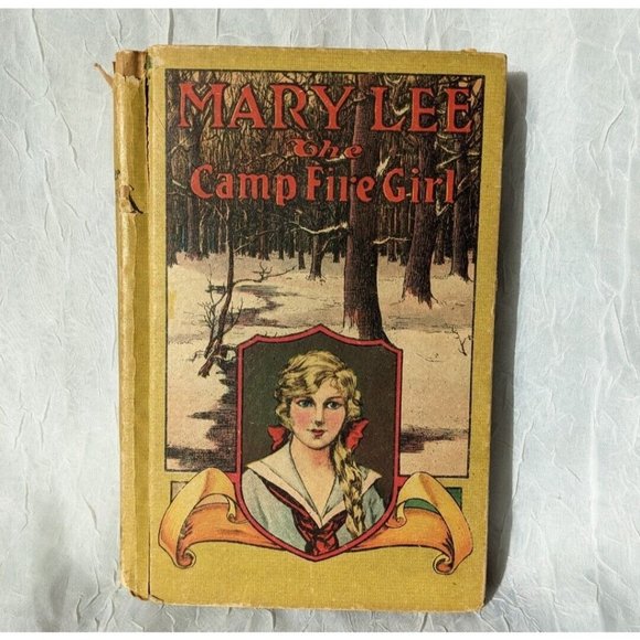 1917 Mary Lee The Campfire Girl Harriet Rietz Antique Book Hardcover Illustrated - Picture 1 of 13